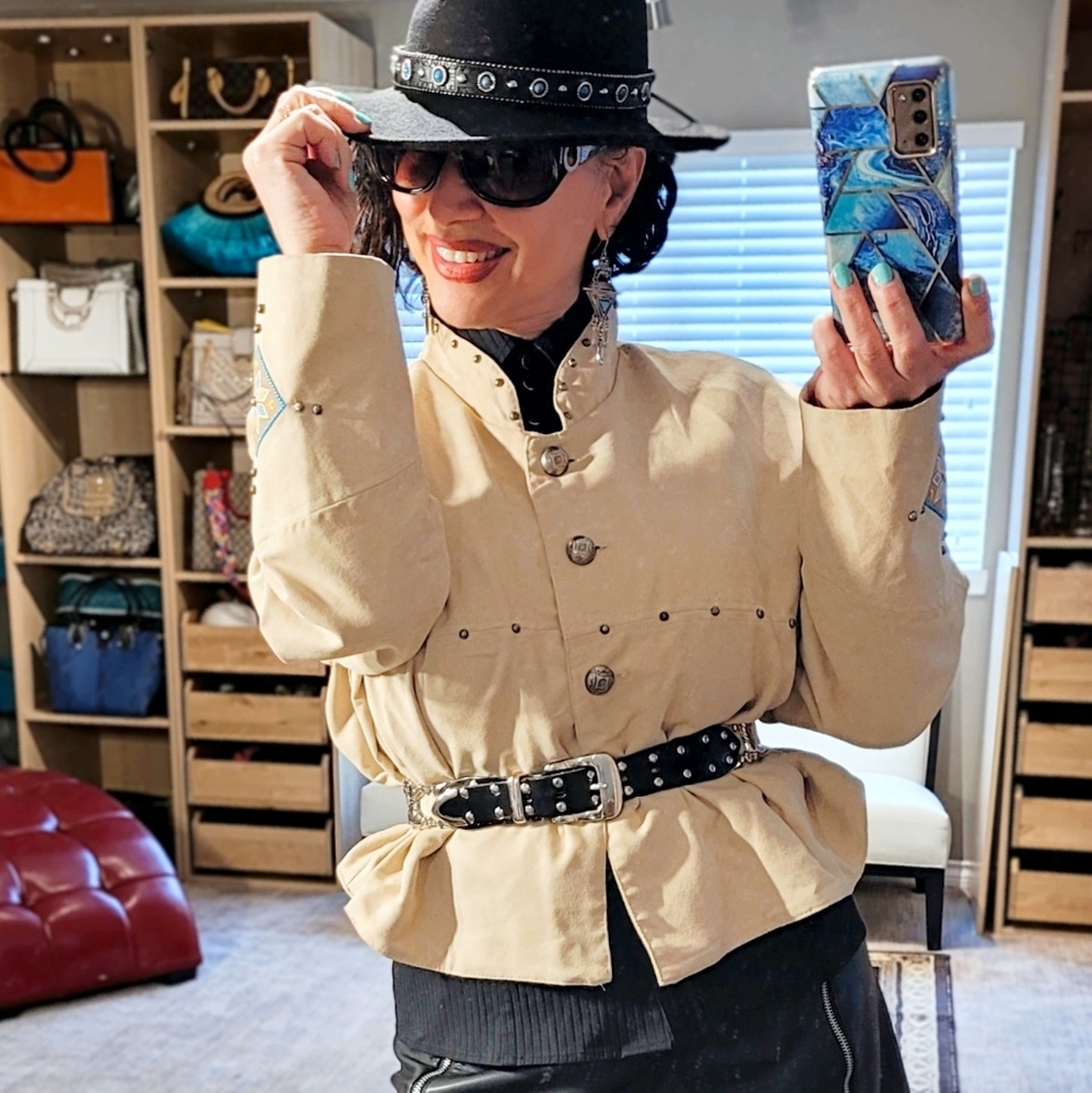 Gorgeous made in 🇺🇸 Slim Western jacket